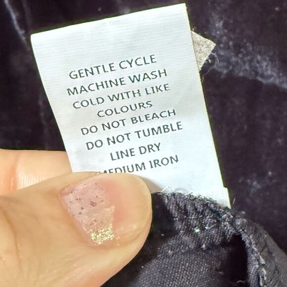 LABEL RITU KUMAR Caroline Flared Dress with Embroidered Yoke in Black M NWT - Picture 14 of 16